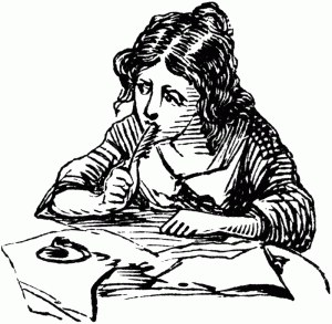 girl-writing